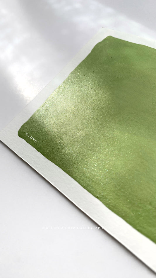 019 Clove - Metallic watercolour paint