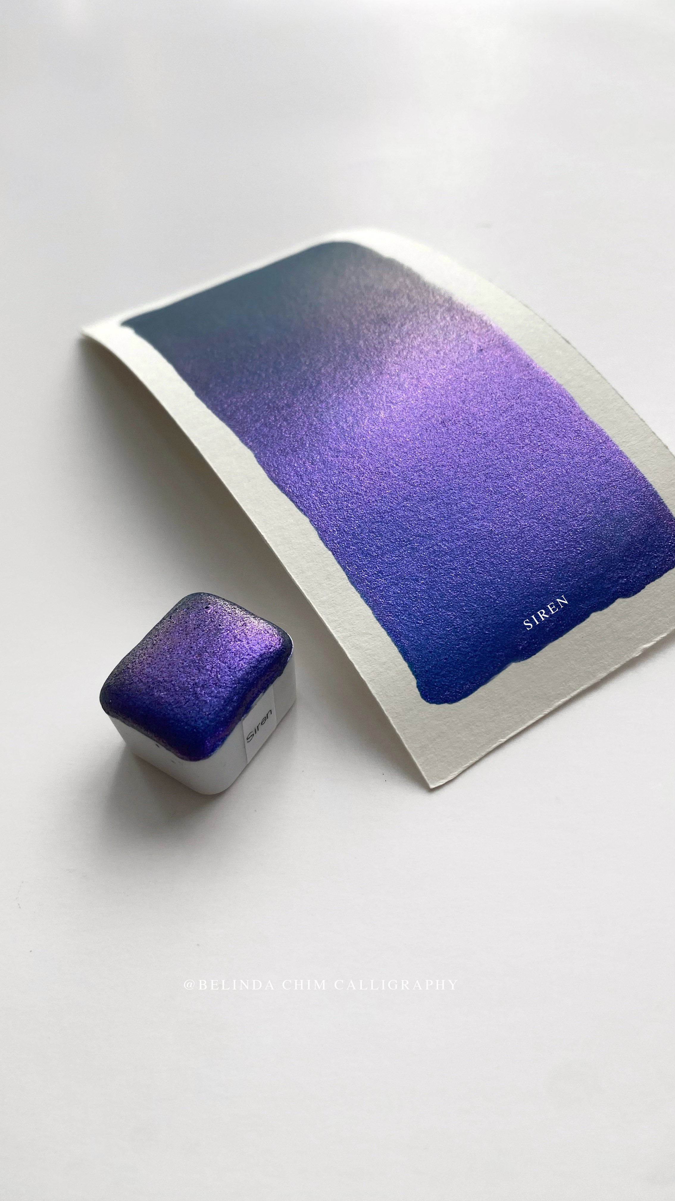CS07 Siren- Colourshift metallic watercolour paint