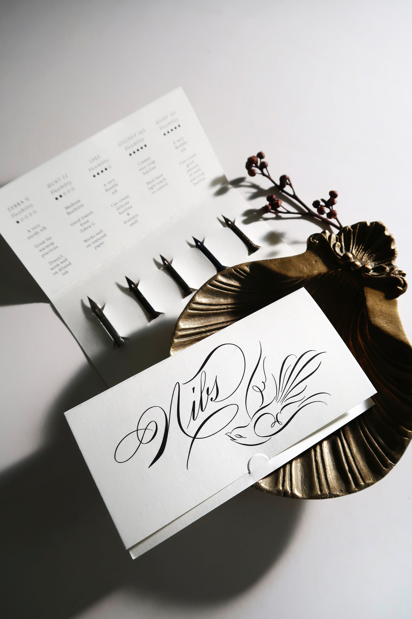 Calligraphy Nib Sampler